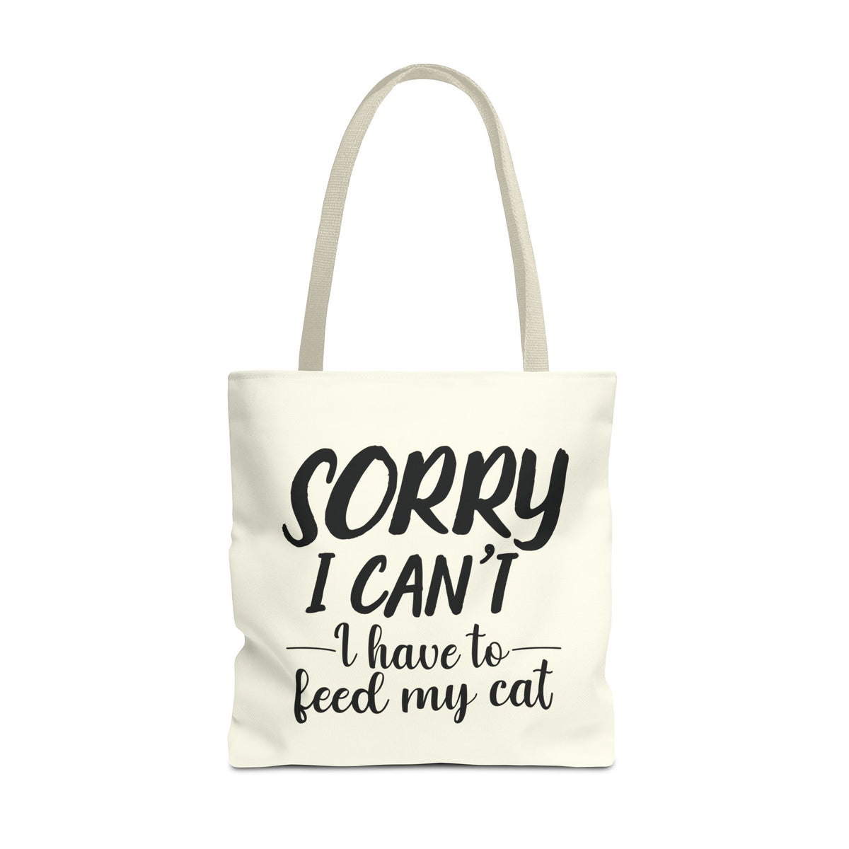 Feed My Cat Tote Bag (Cream)