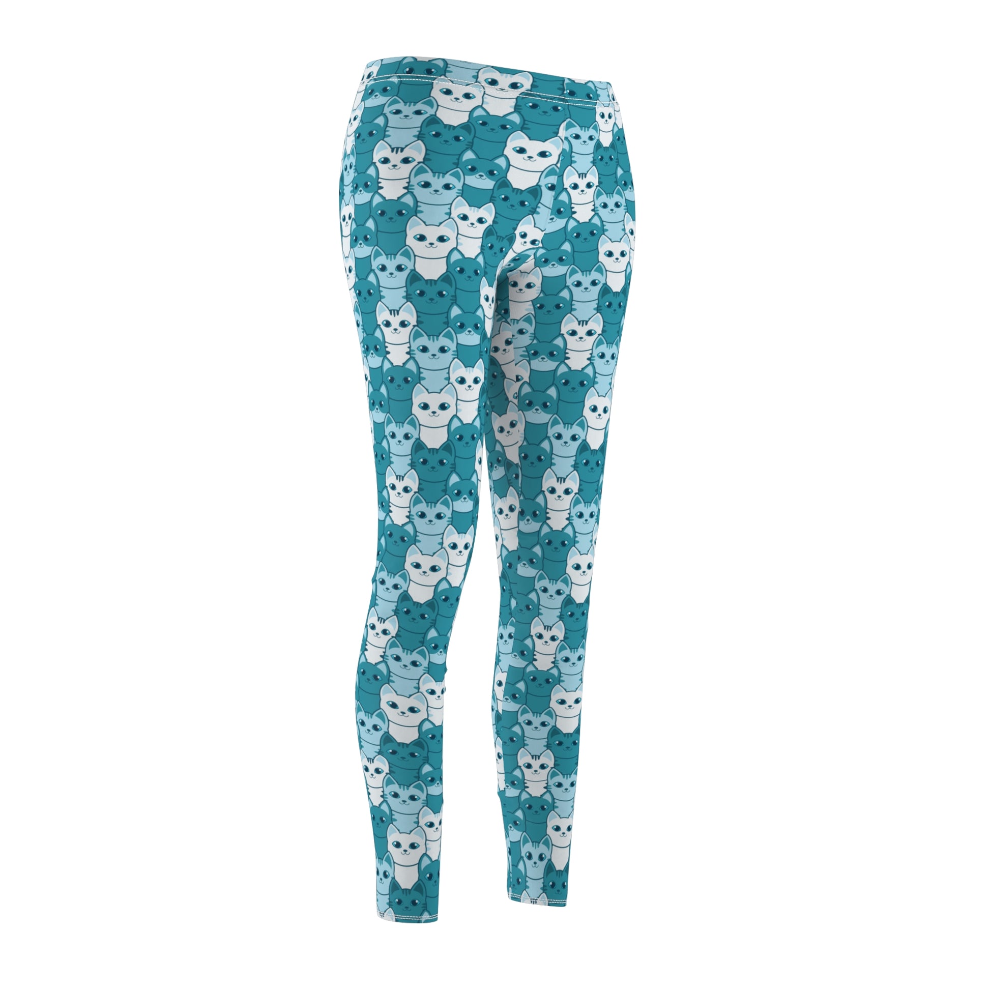 Leggings with a cat pattern  