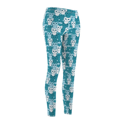 Leggings with a cat pattern  