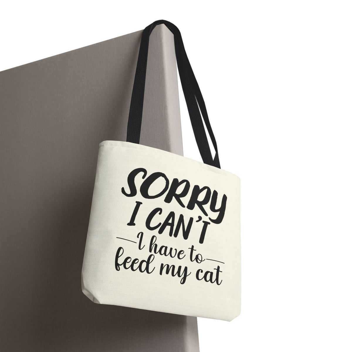Feed My Cat Tote Bag (Cream)