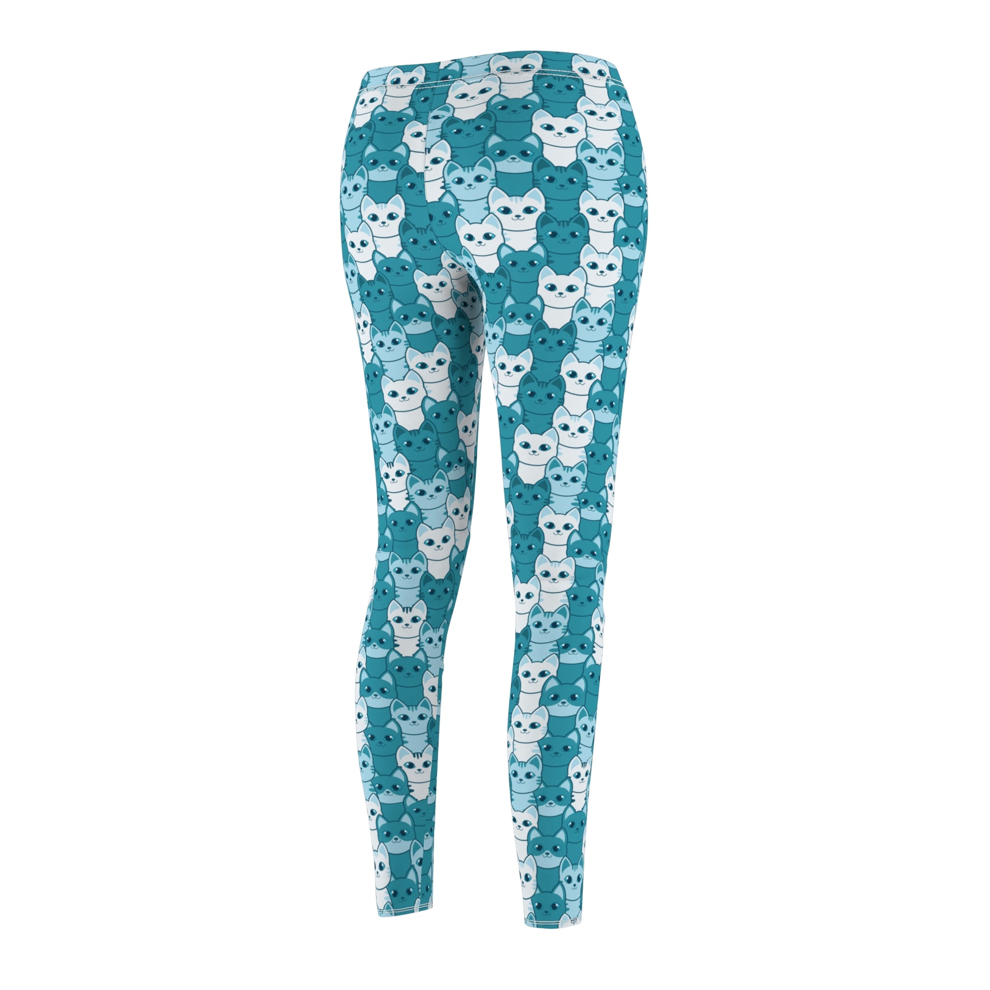 Leggings with a cat pattern  
