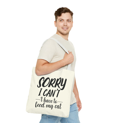 Feed My Cat Tote Bag (Cream)