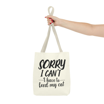 Feed My Cat Tote Bag (Cream)