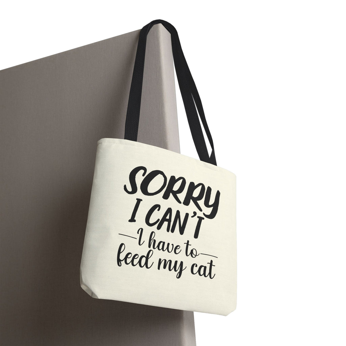 Feed My Cat Tote Bag (Cream)