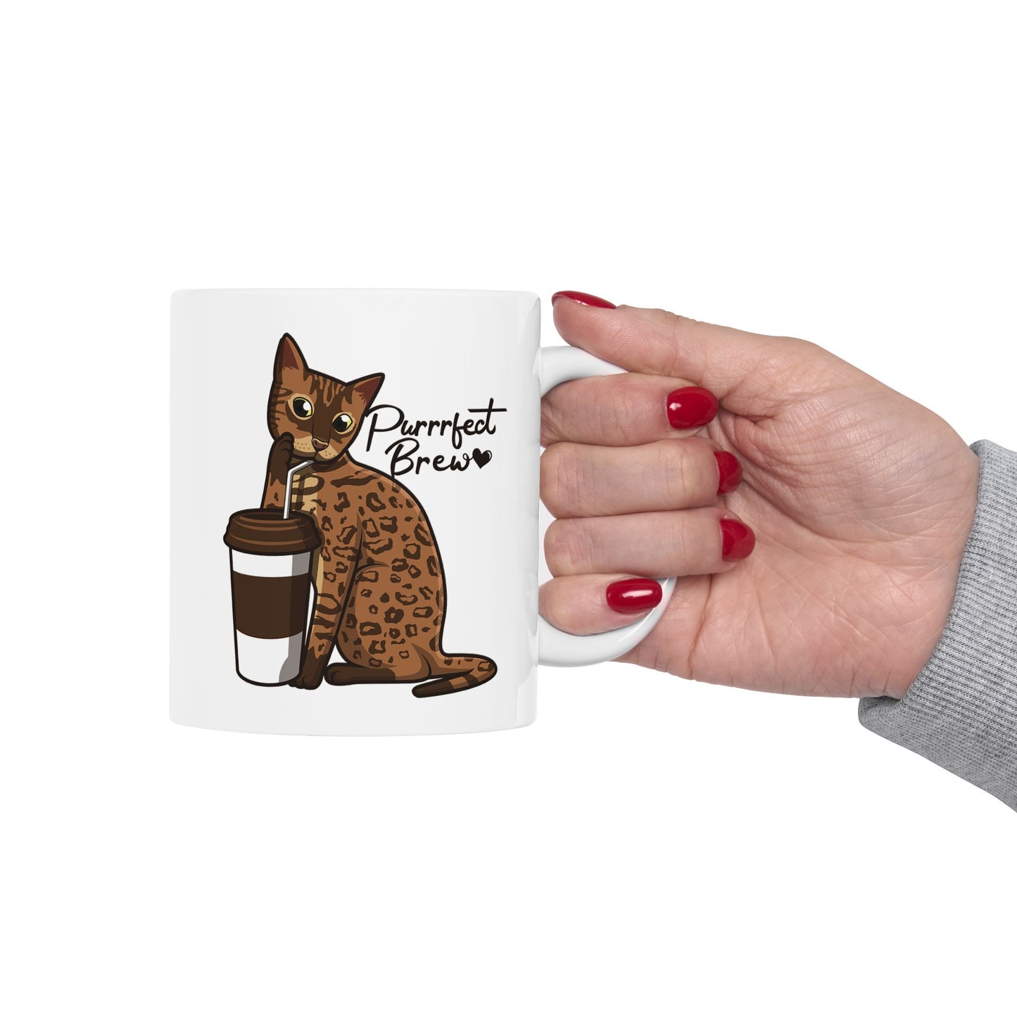 Purrfect Brew Mug (White)