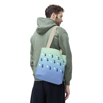 My Cat Was Sitting On Me Tote Bag