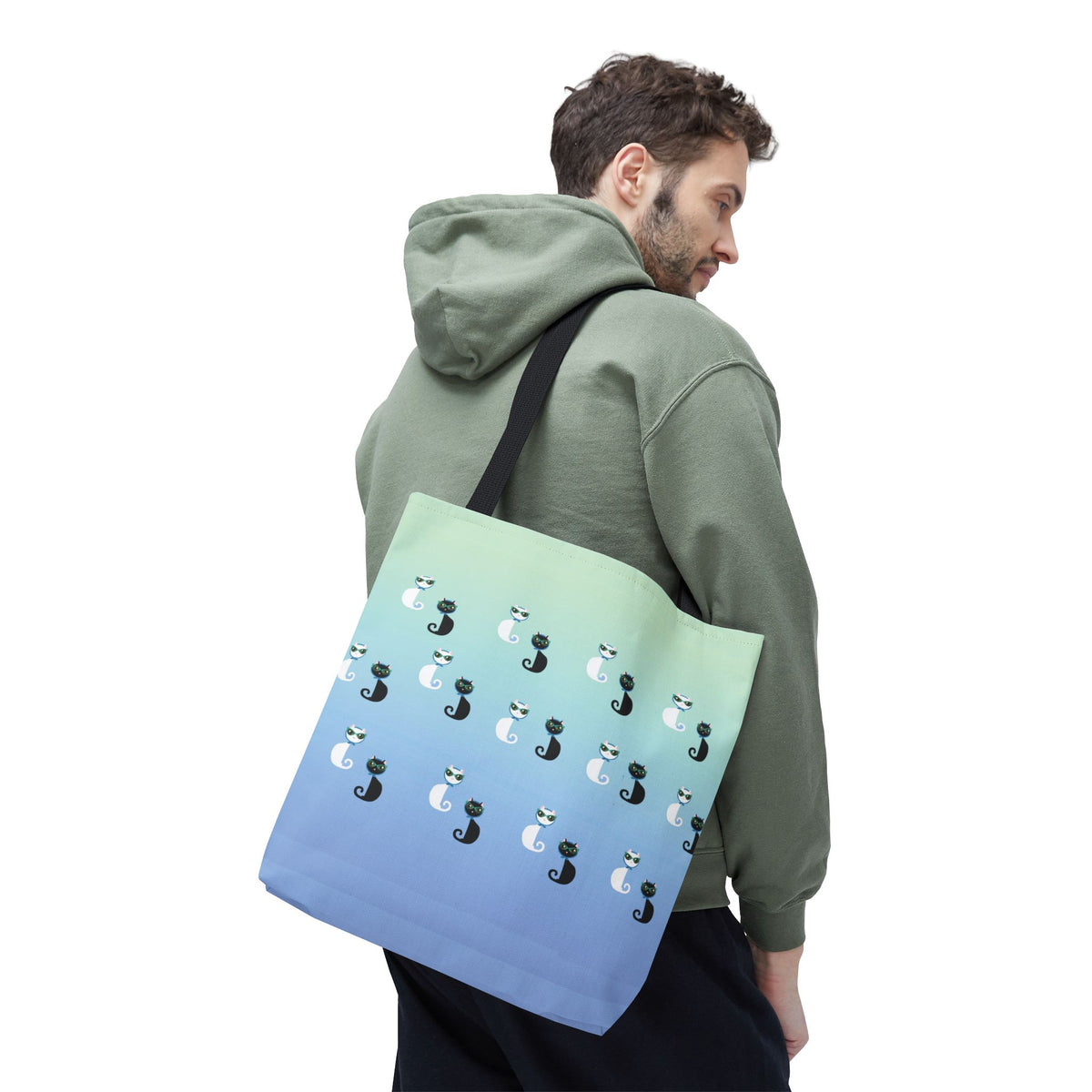 My Cat Was Sitting On Me Tote Bag