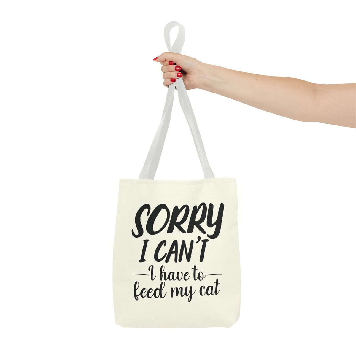 Feed My Cat Tote Bag (Cream)