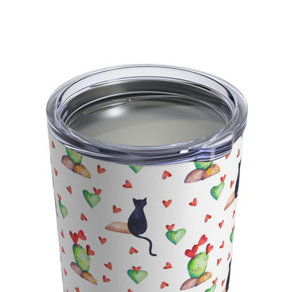 Alone Time Cat Themed Travel Tumbler 10oz