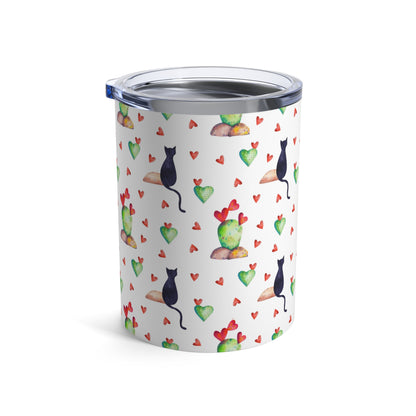 Alone Time Cat Themed Travel Tumbler 10oz