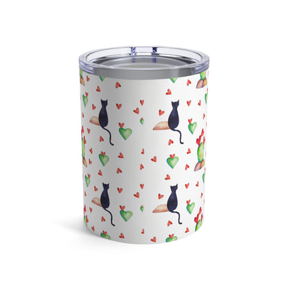 Alone Time Cat Themed Travel Tumbler 10oz