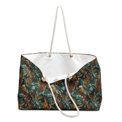 Bengal Cat Themed Weekender Tote Bag 