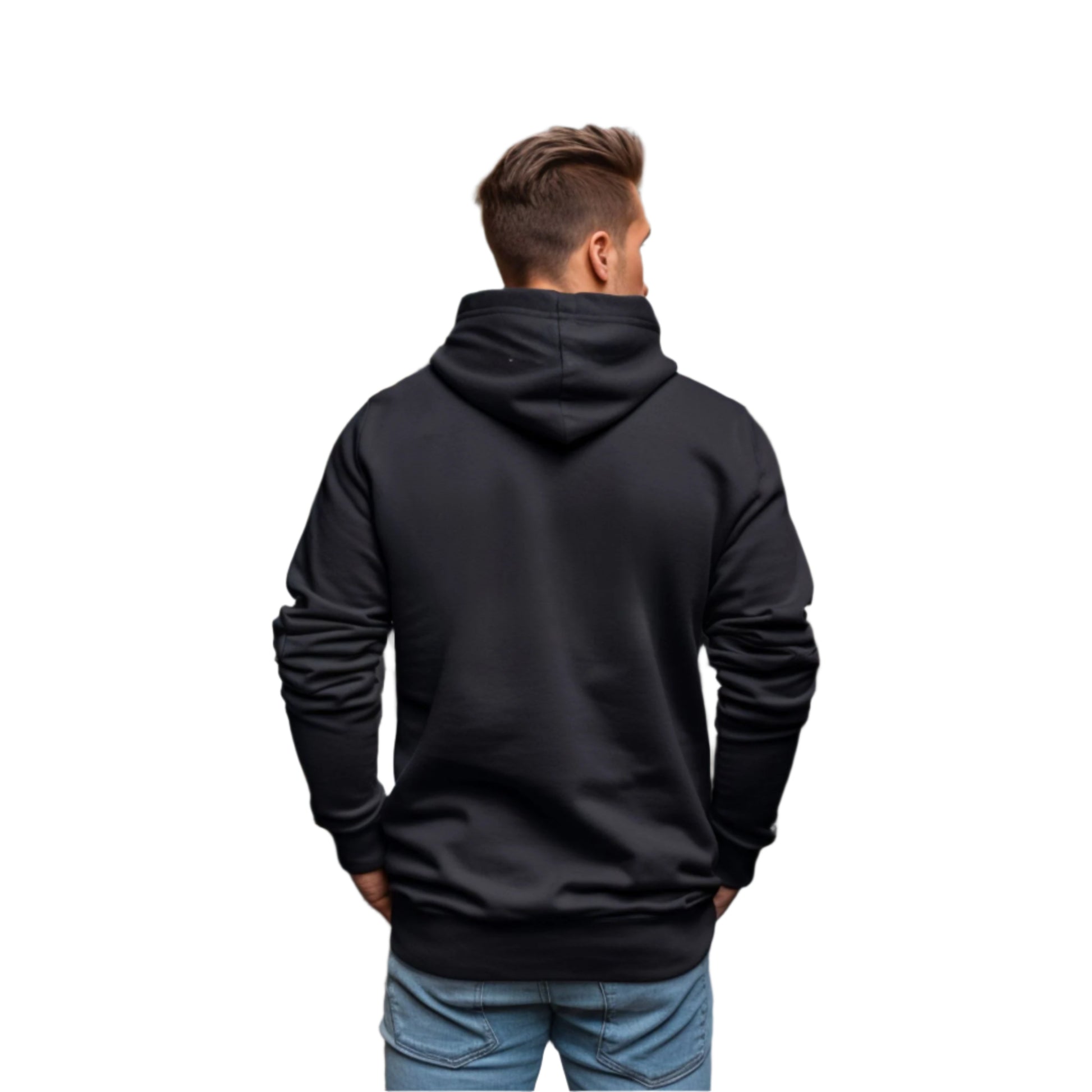 Black I Saw A Cat Hooded Sweatshirt Unisex  