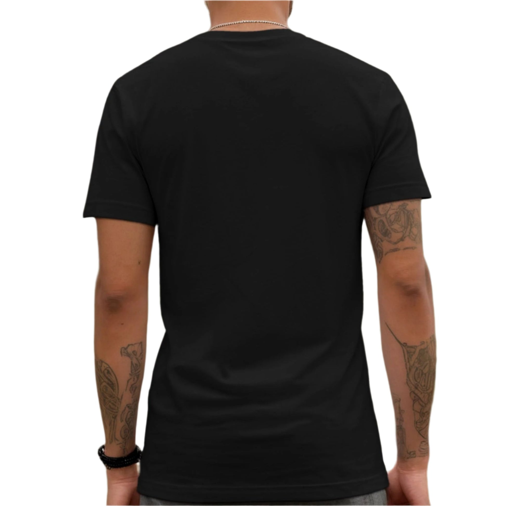 Black I Saw A Cat V-Neck Unisex T-Shirt