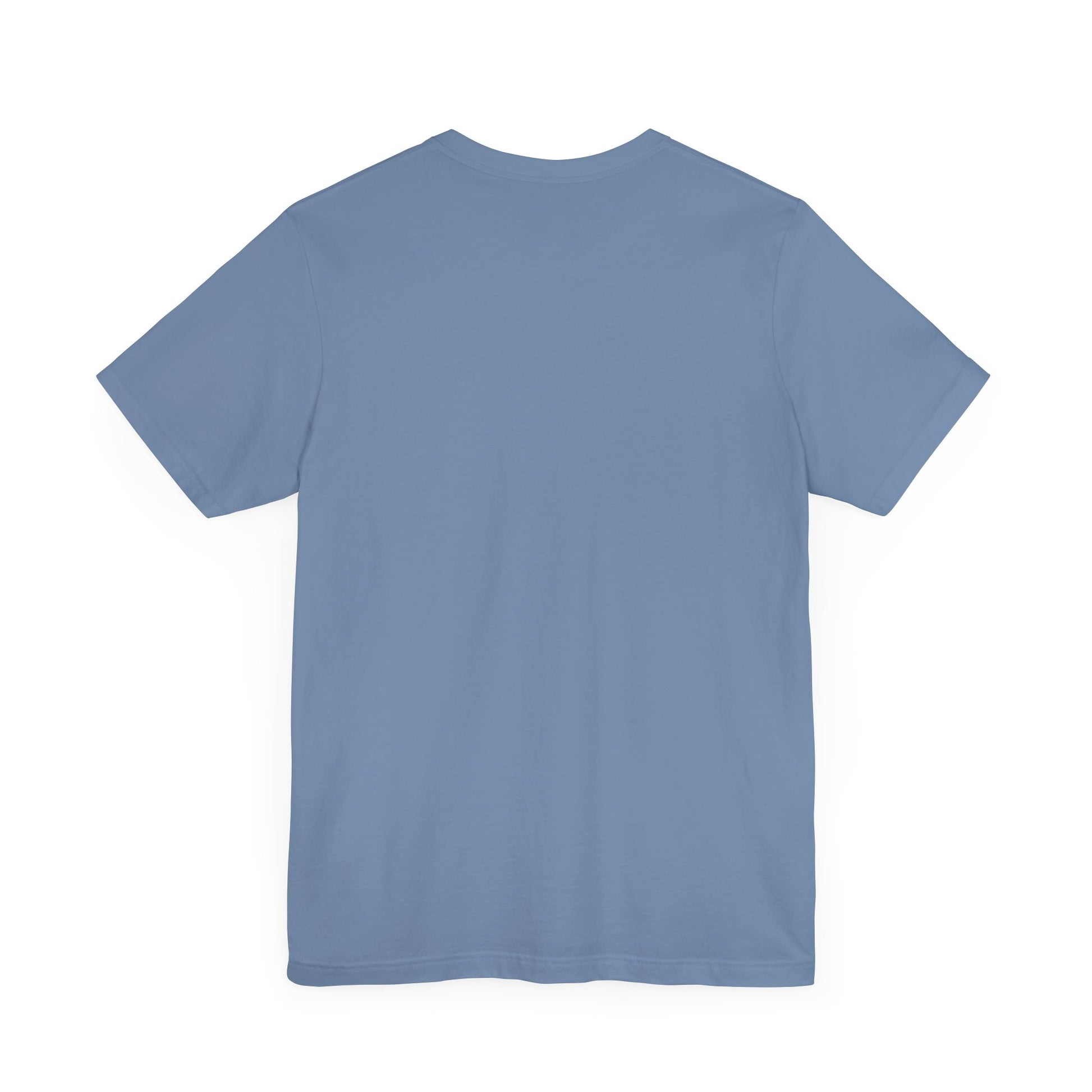 Steel Blue Buzz_Off_Siamese_Cat_T-Shirt Unisex Crew Neck