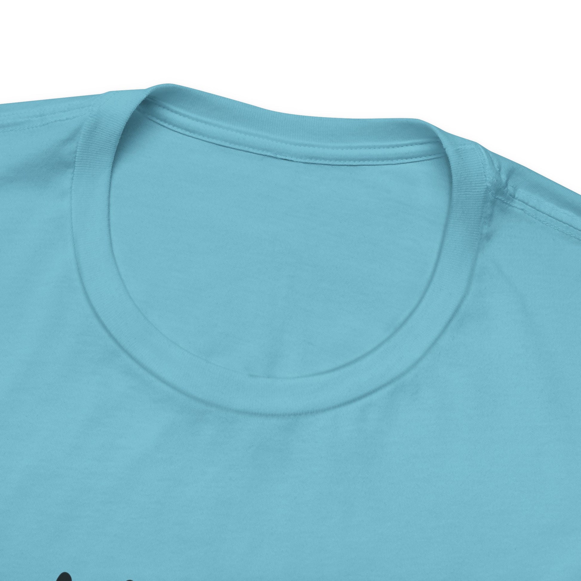 Turquoise Cats Cake & Coffee T-Shirt Unisex Crew Neck