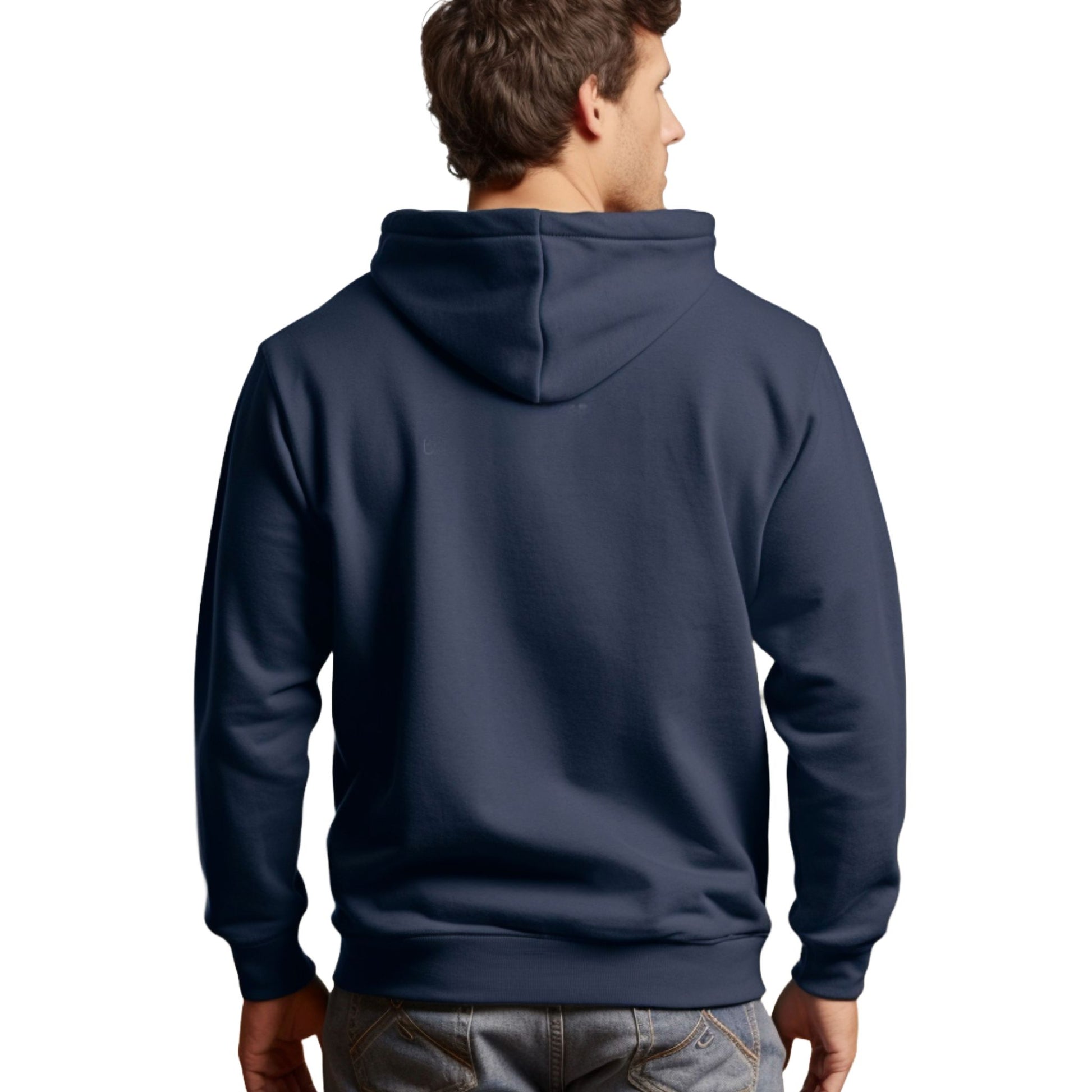 Navy Super Cat Hooded Sweatshirt Unisex