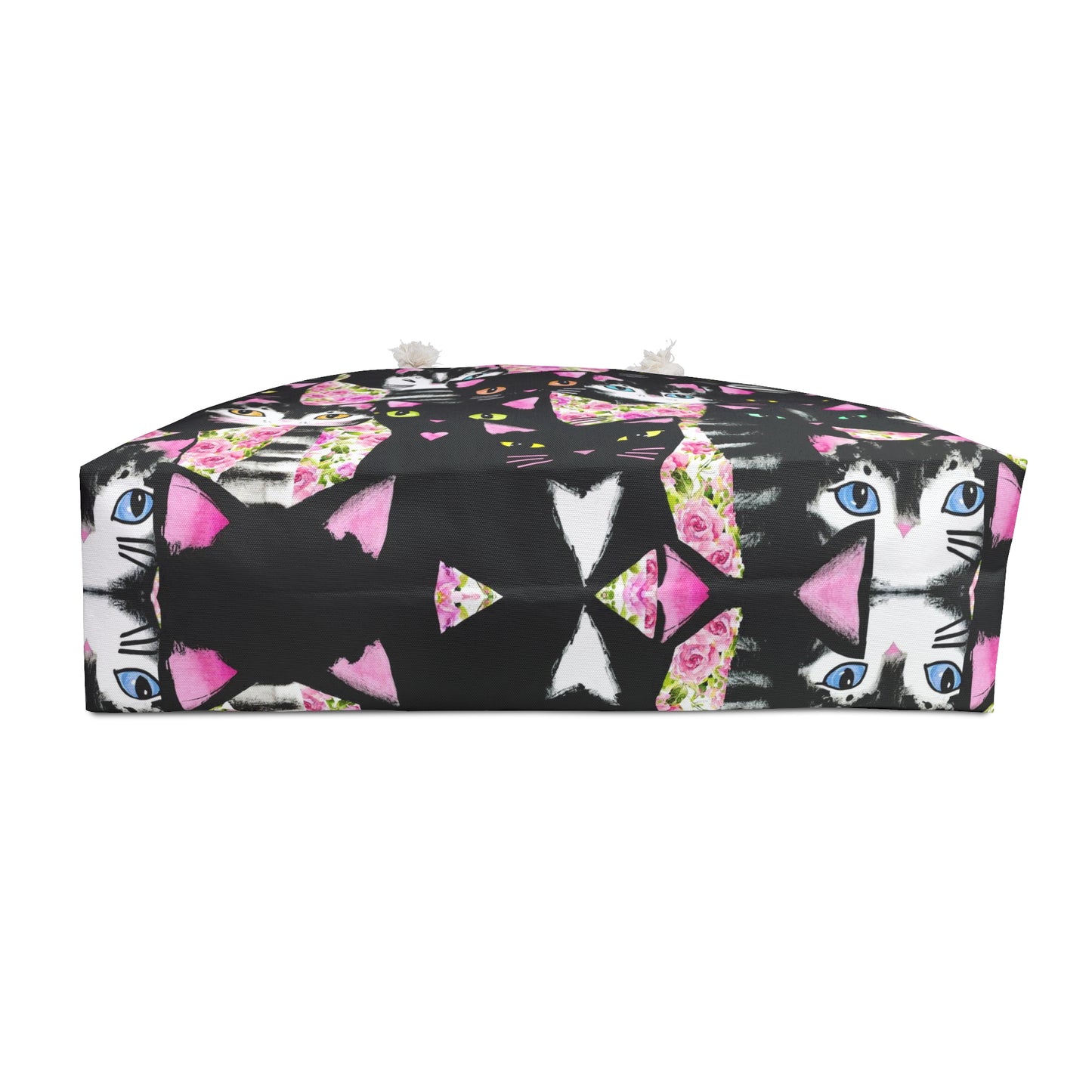 Cats & Roses Weekender Tote Bag
