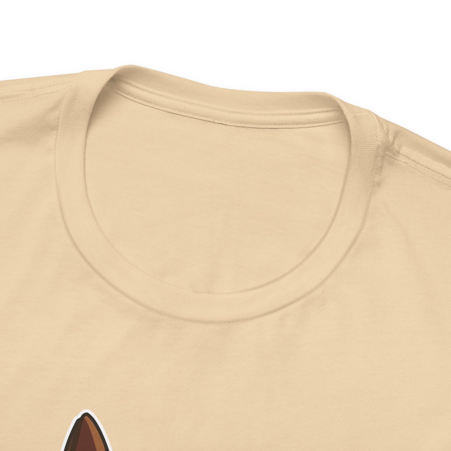 Cream Drinking Cat T-Shirt Unisex