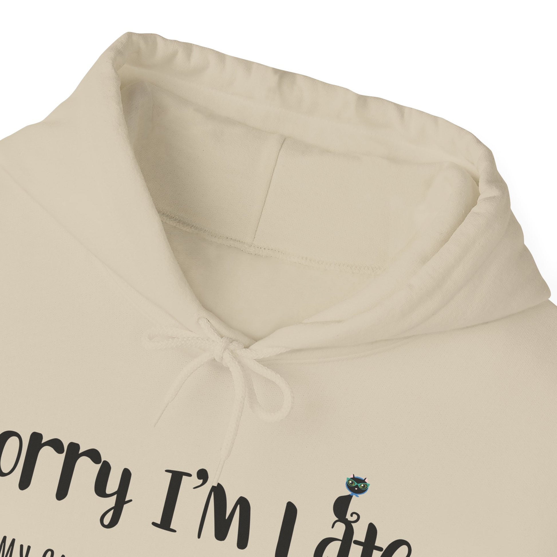 Sand My_Cat_Was_Sitting_On_Me_Unisex_Hooded_Sweatshirt