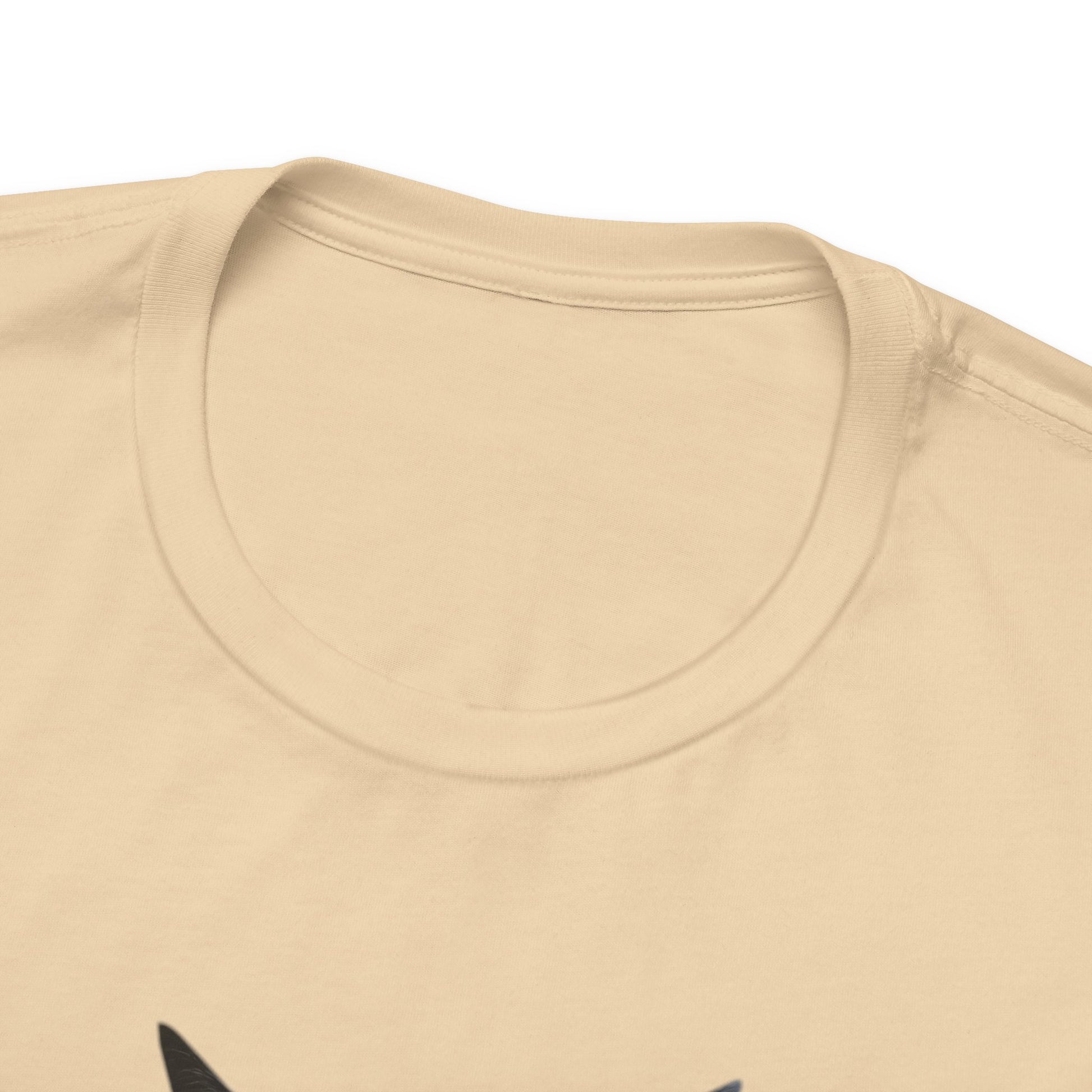 Cream Super Cat T-Shirt Unisex Crew Neck