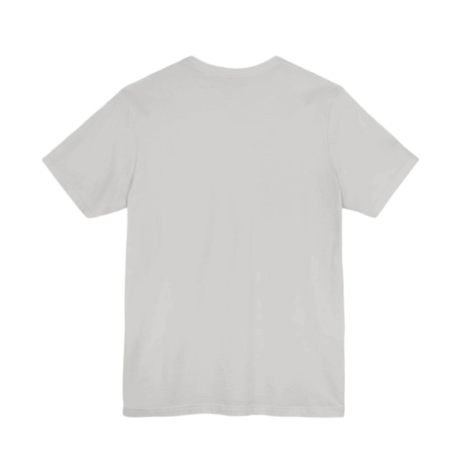 Silver my_cat_was_sitting_on_me_T-shirt_unisex Crew Neck