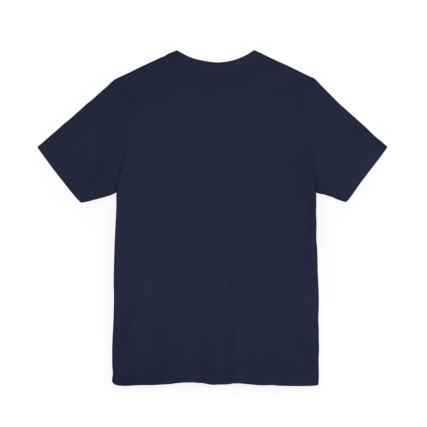 Navy Awesome Cat T-Shirt Crew Neck Unisex