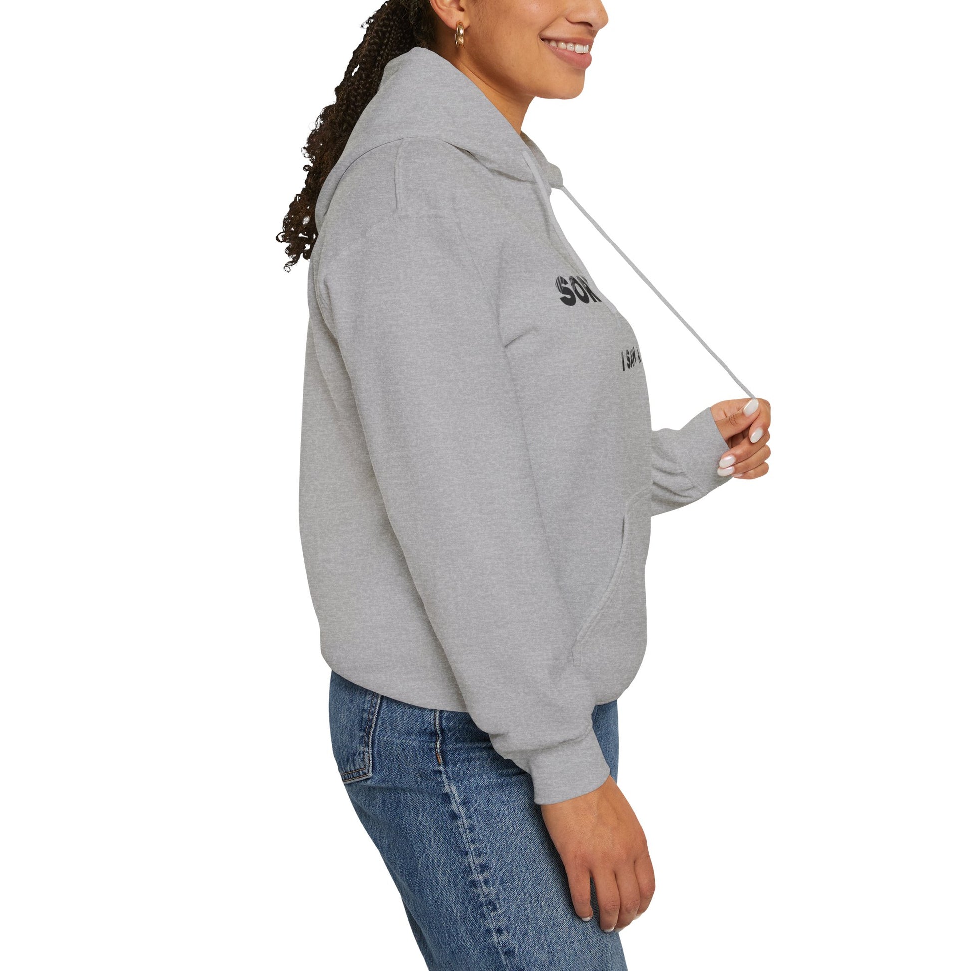 Oyster I Saw A Cat Hooded Sweatshirt Unisex
