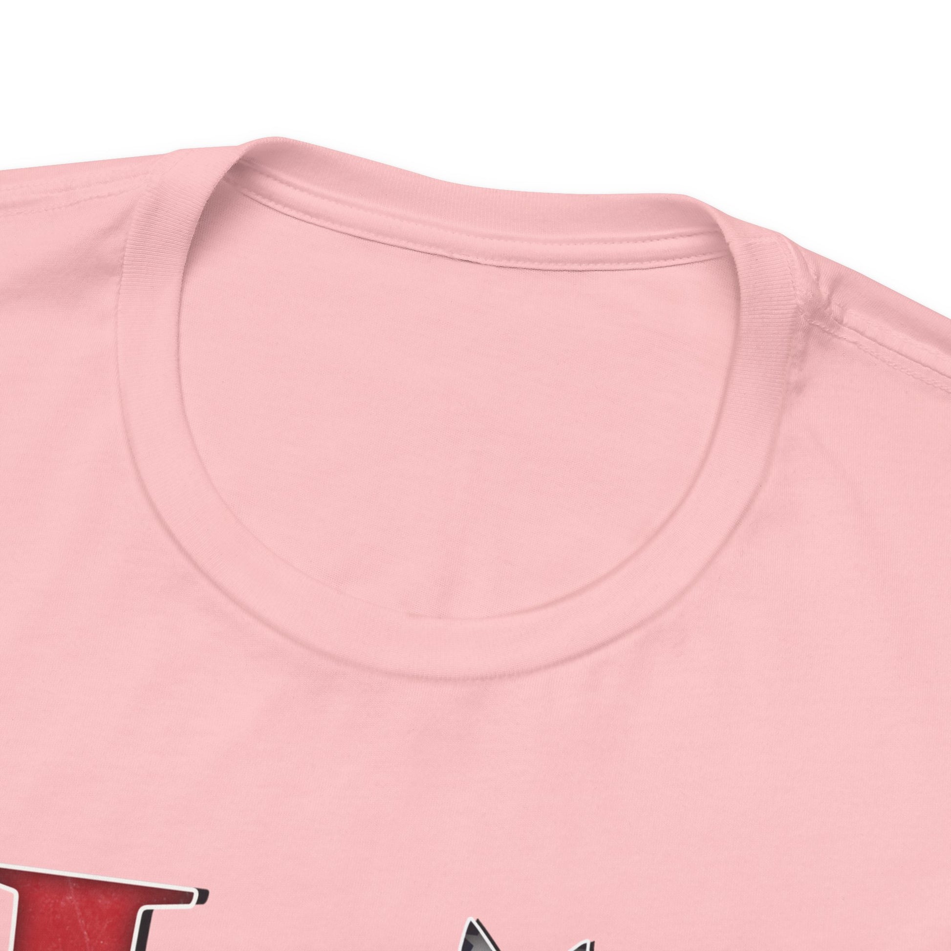 Pink Love USA T-Shirt Cat Themed Unisex