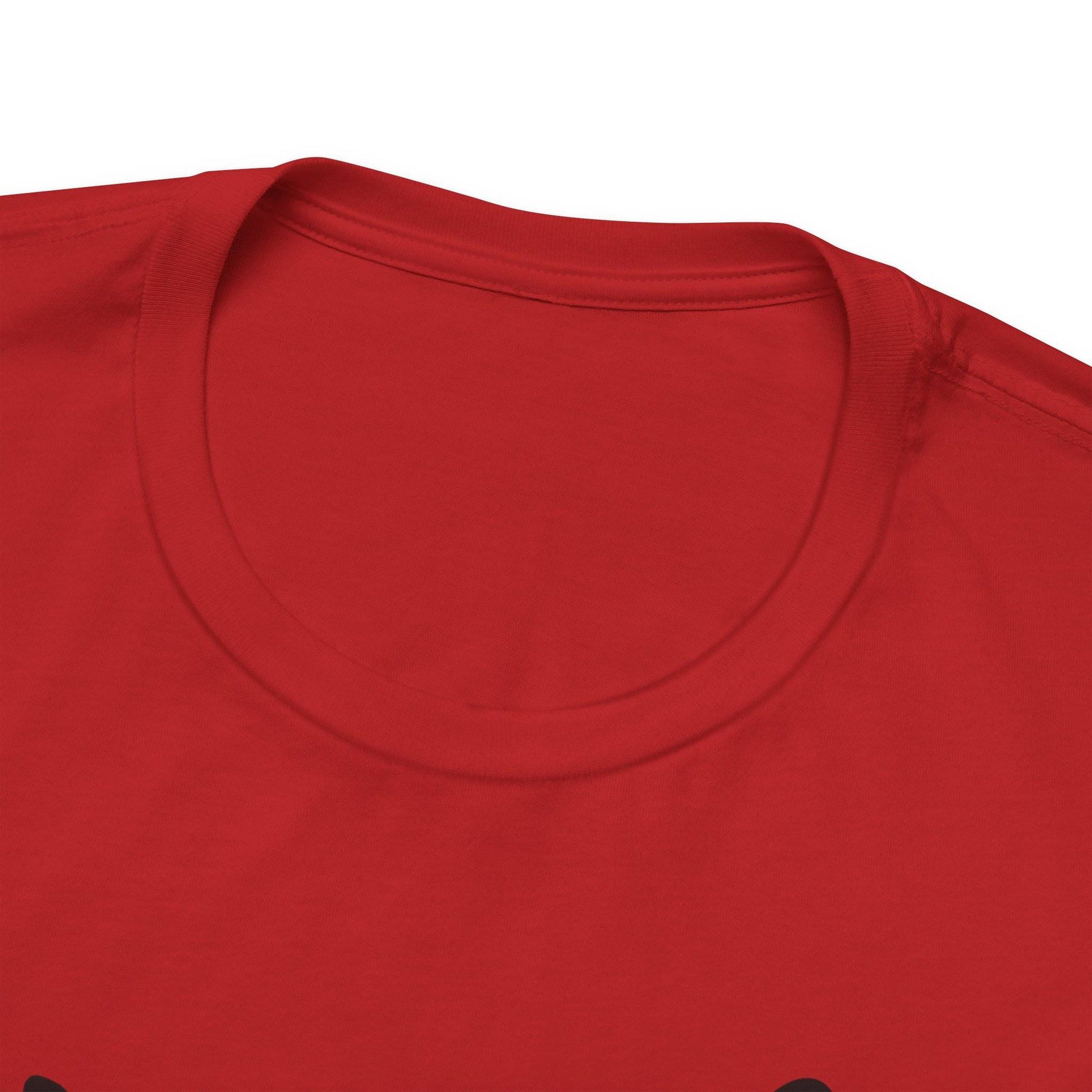 Red Buzz_Off_Siamese_Cat_T-Shirt Unisex Crew Neck