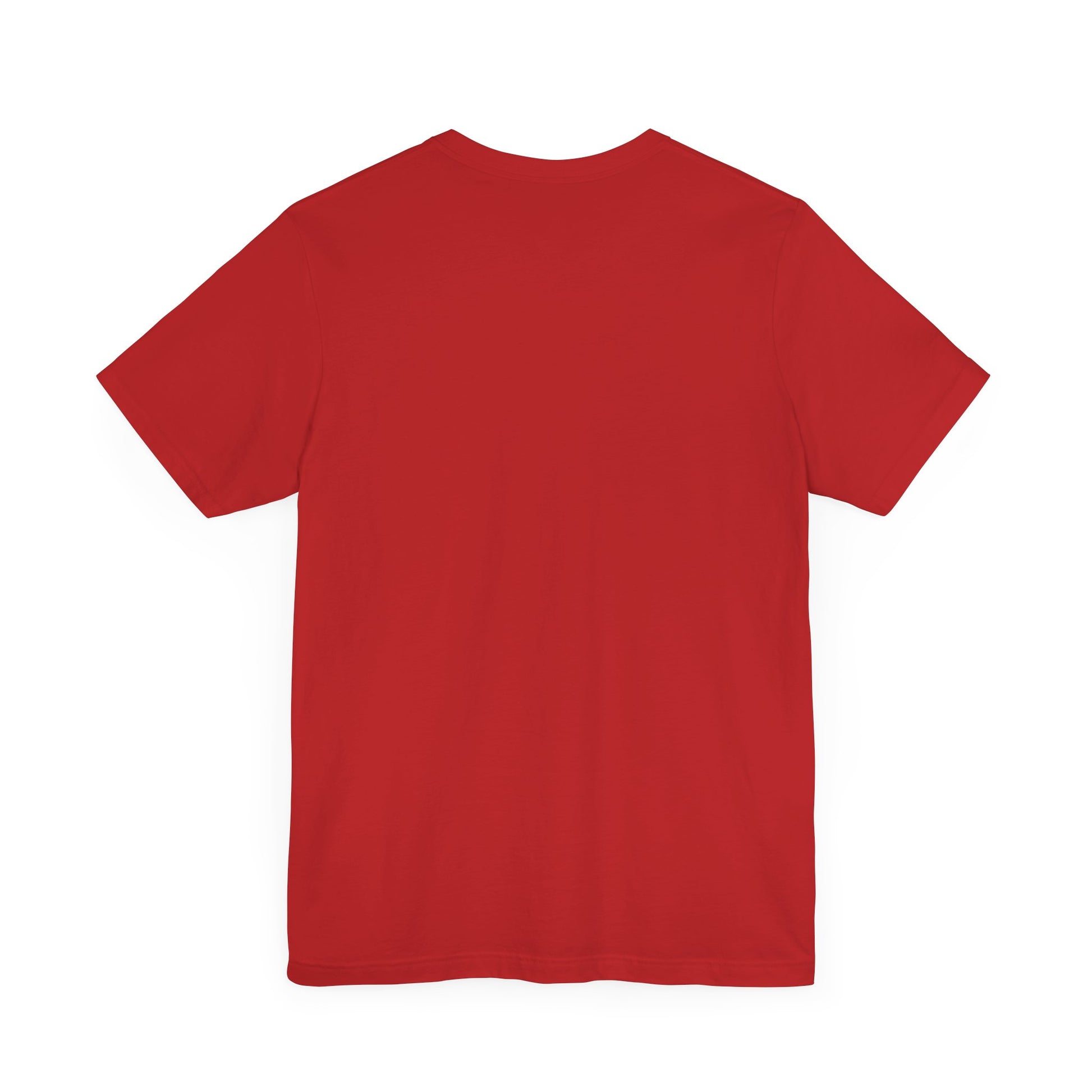 Red Lost In Music Cat T-Shirt Unisex Crew Neck