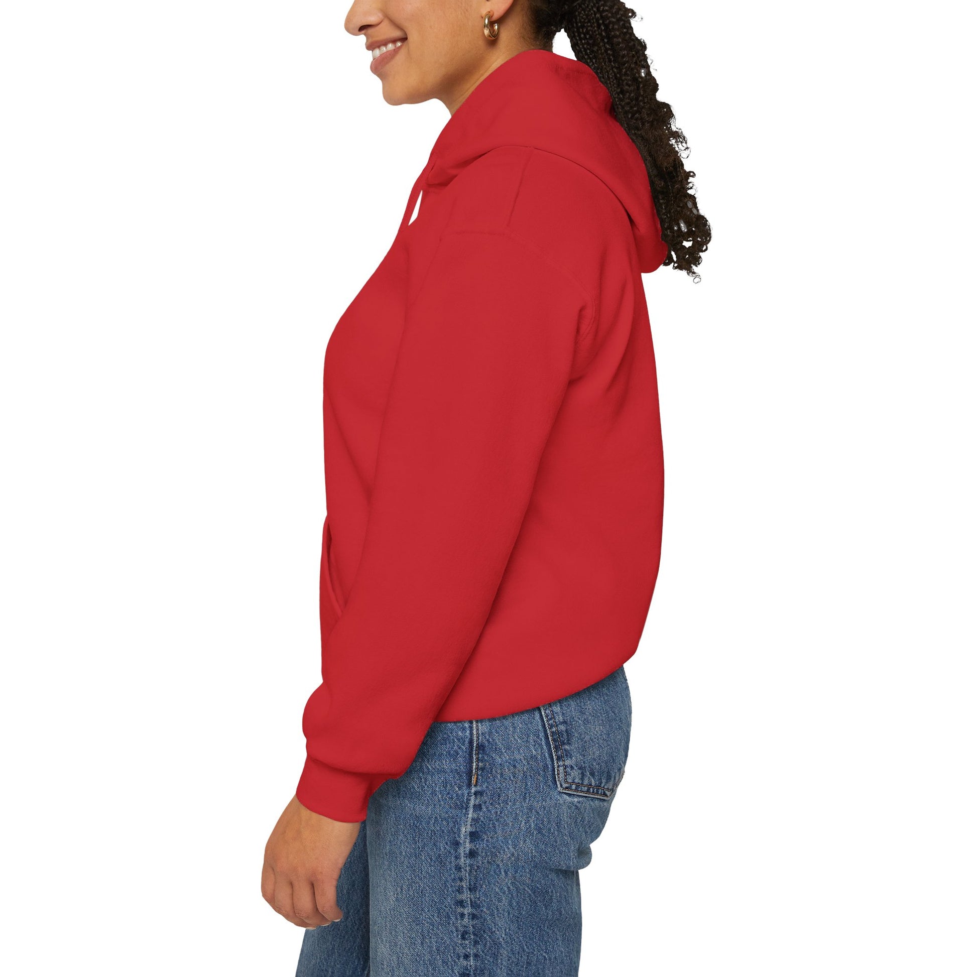 Red Plans With My Cat Hooded Sweatshirt Unisex