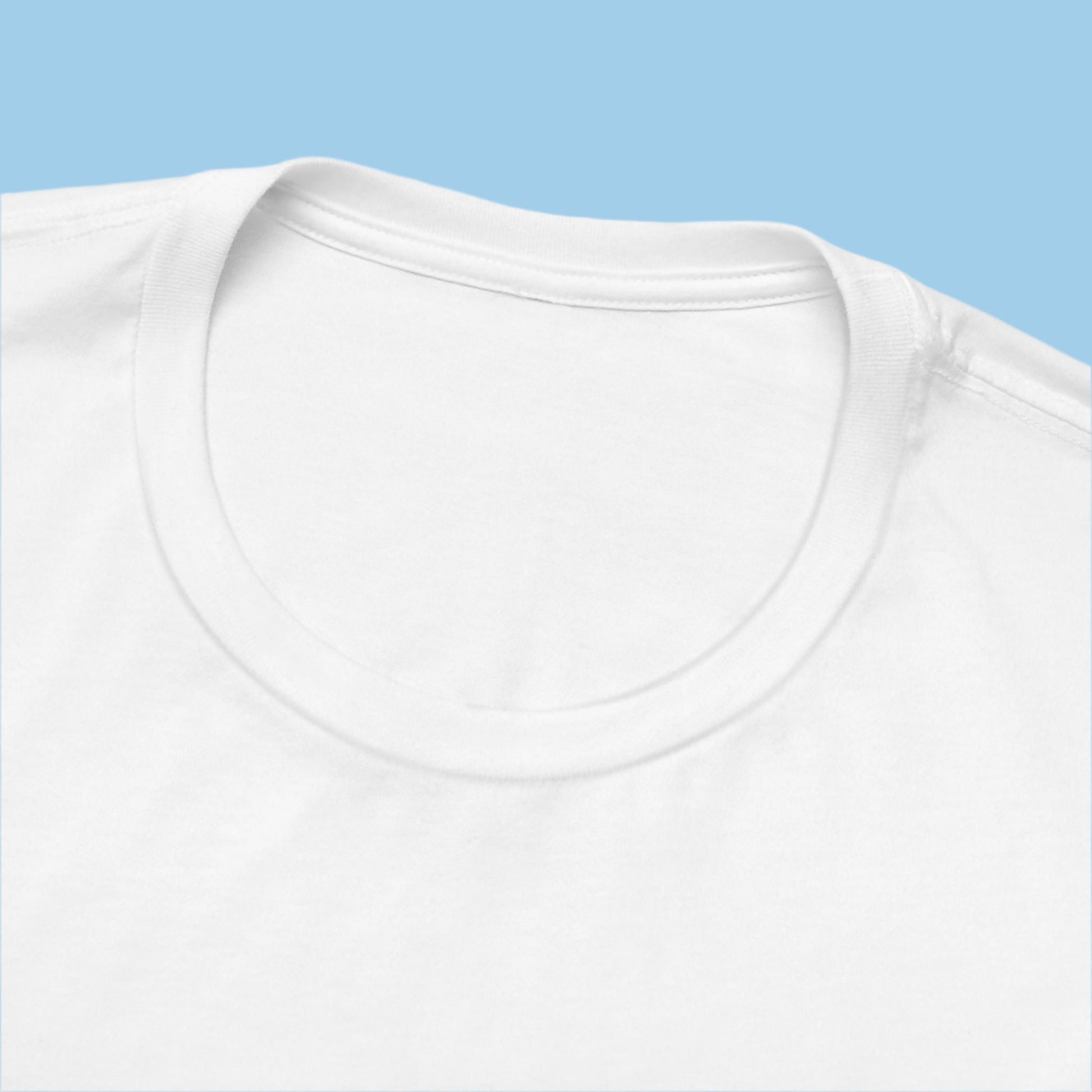 White I Saw A Cat T-Shirt Unisex Crew Neck 