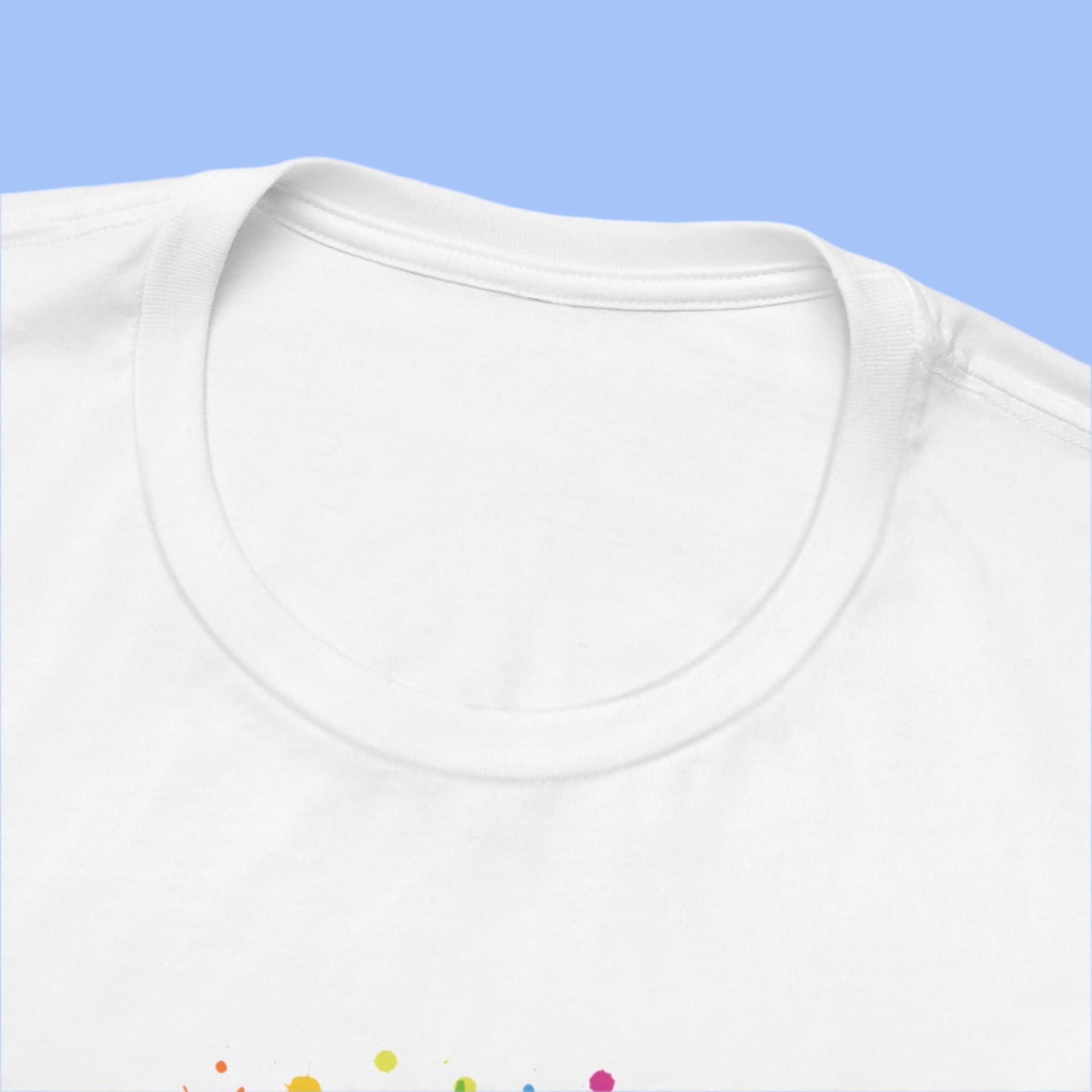 White Lost In Music Cat T-Shirt Unisex Crew Neck