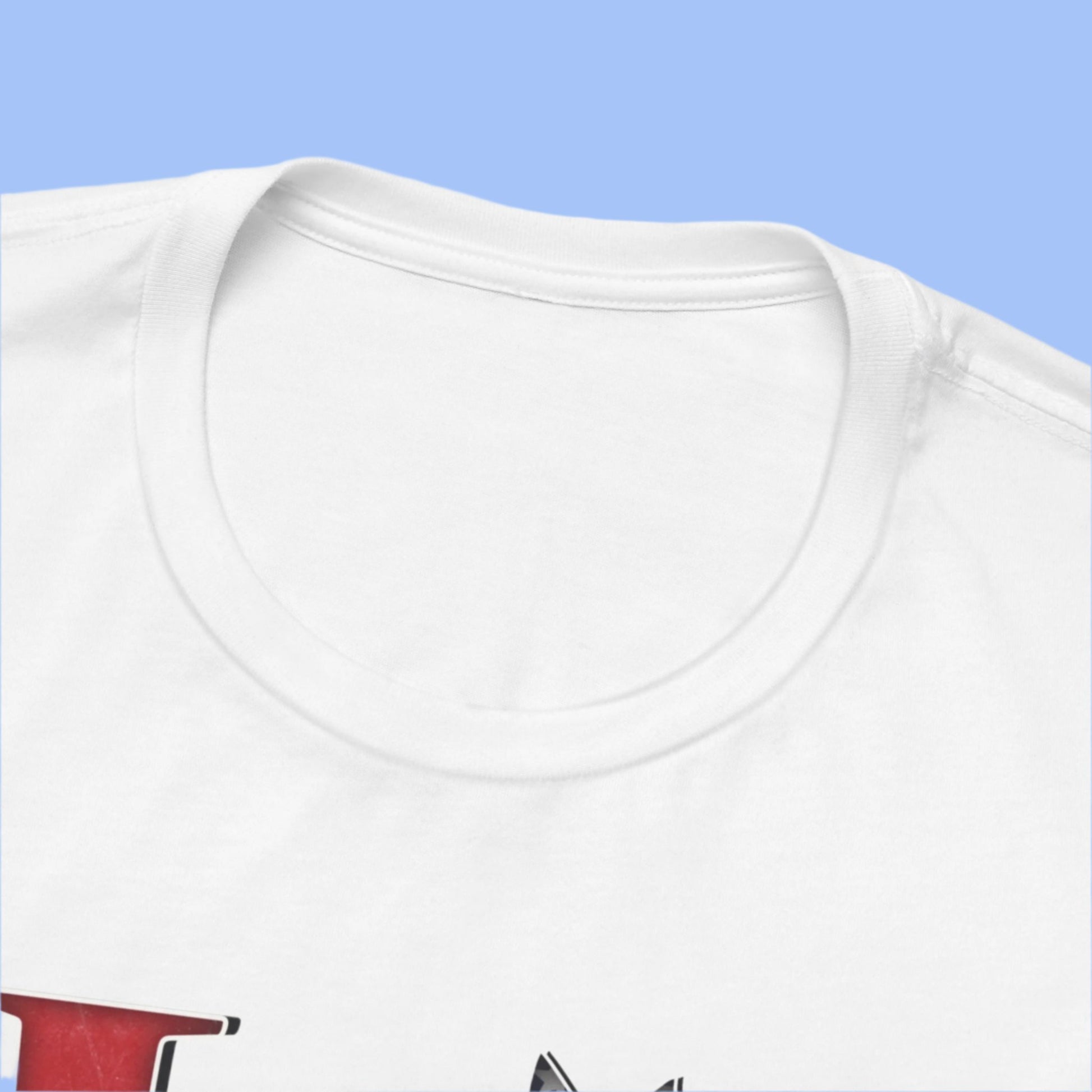 White Love USA T-Shirt Cat Themed Unisex