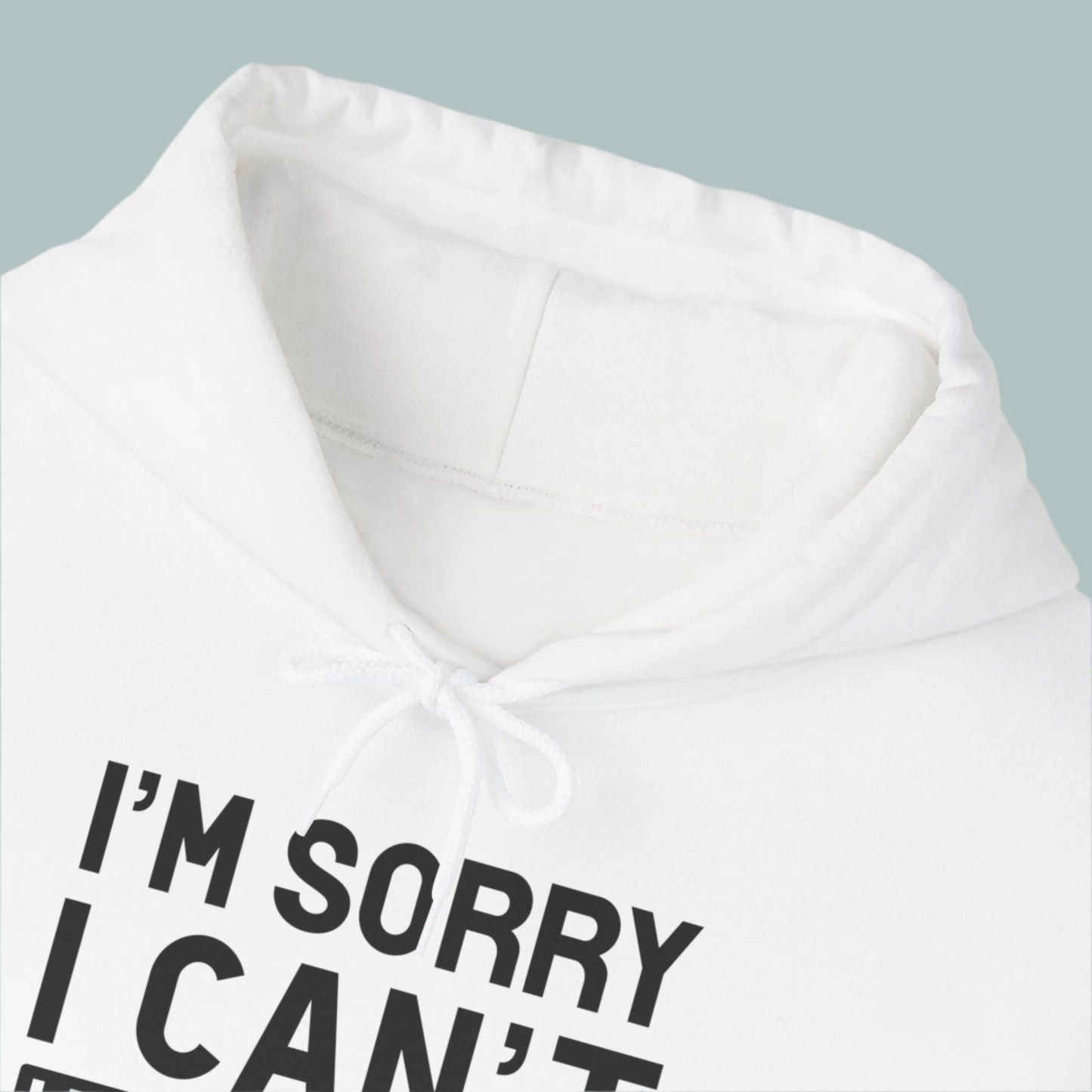 White Plans With My Cat Hooded Sweatshirt Unisex