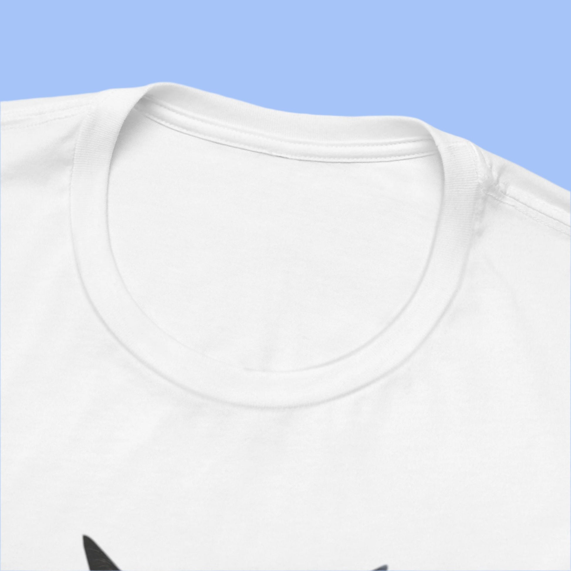 White Super Cat T-Shirt Unisex Crew Neck