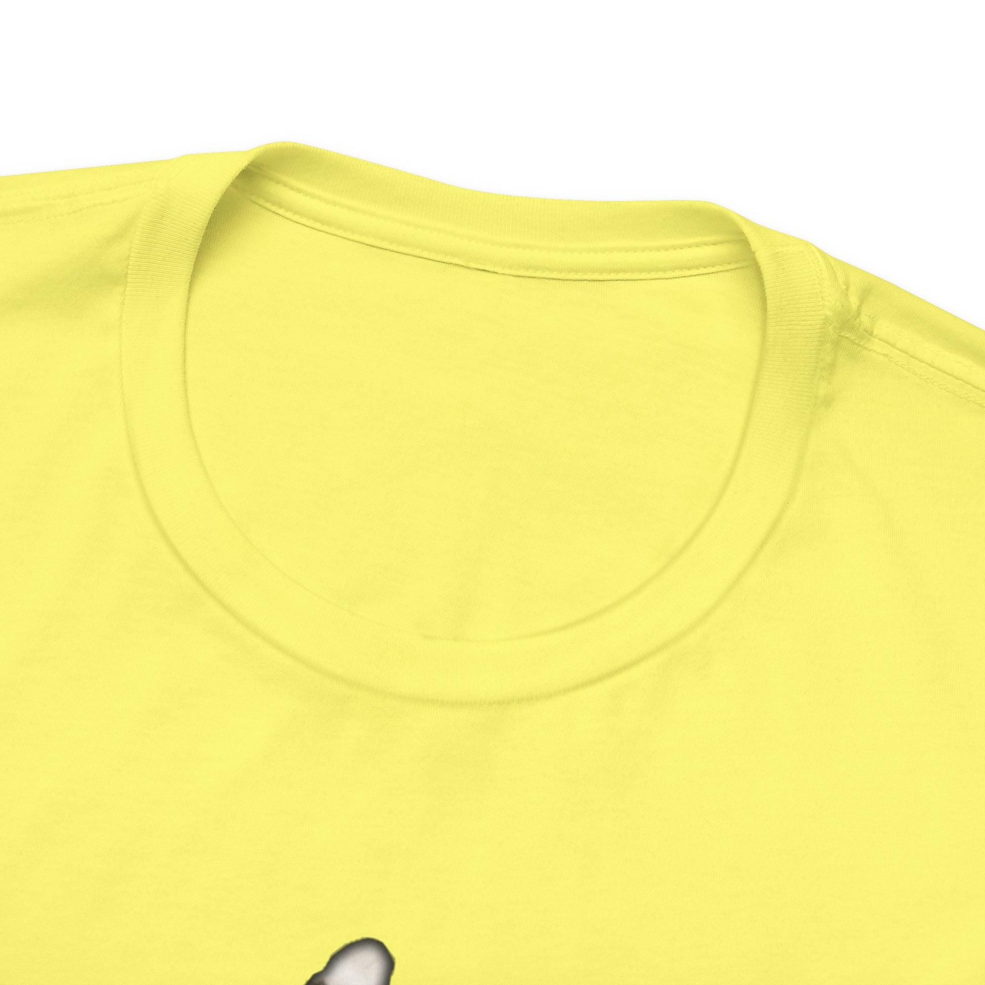 Yellow Yoga Pose Cat T-Shirt Unisex Crew Neck