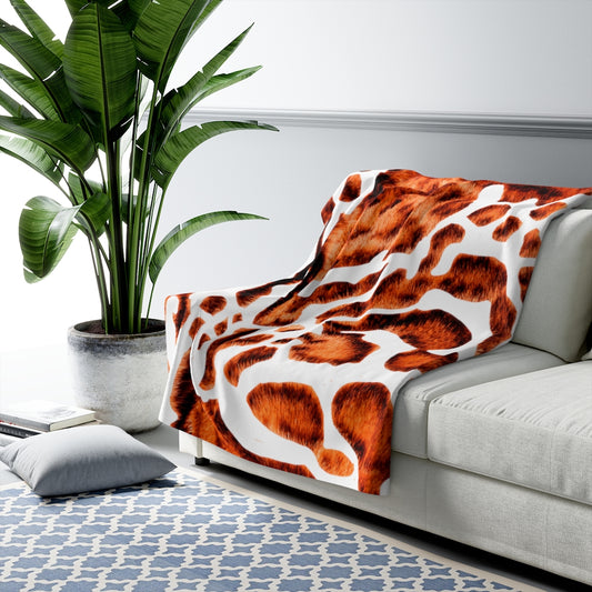 Bengal Light Brown Fleece Blanket.