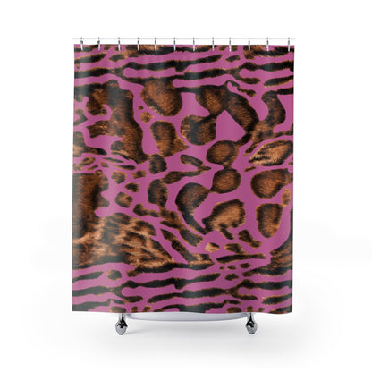 Bengal Pink Shower Curtains