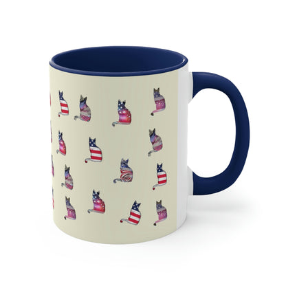 Love USA Accent Mug