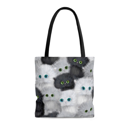 Black & White Kittens Tote Bag