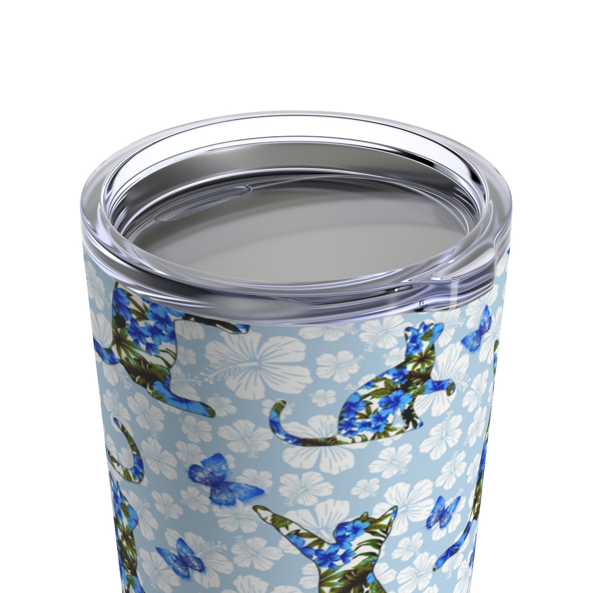 20oz Cats, Butterflies, Flowers design Floral Tumbler 