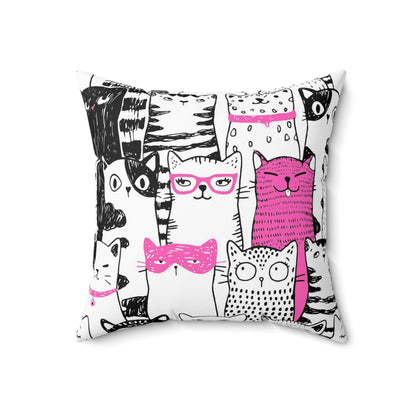 Cat Parade Pillow