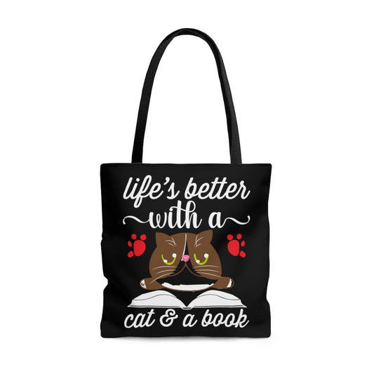 Life's Better Tote Bag (Black)