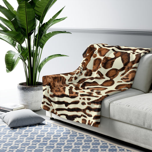 Bengal Brown Fleece Blanket