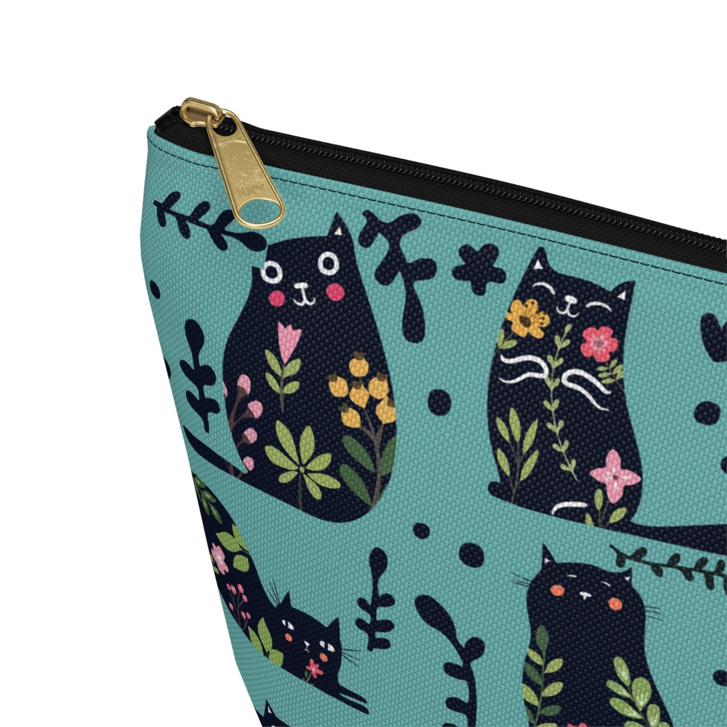 Abstract On Blue Accessory Bag