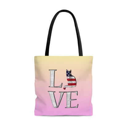 L❤️VE USA Tote Bag (Pink)