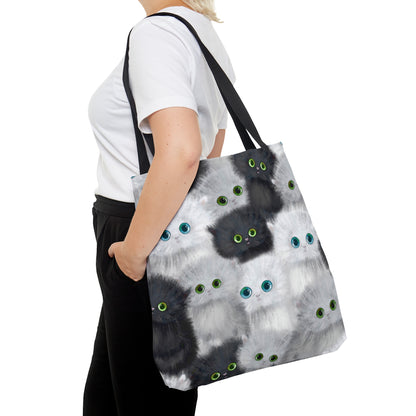 Black & White Kittens Tote Bag