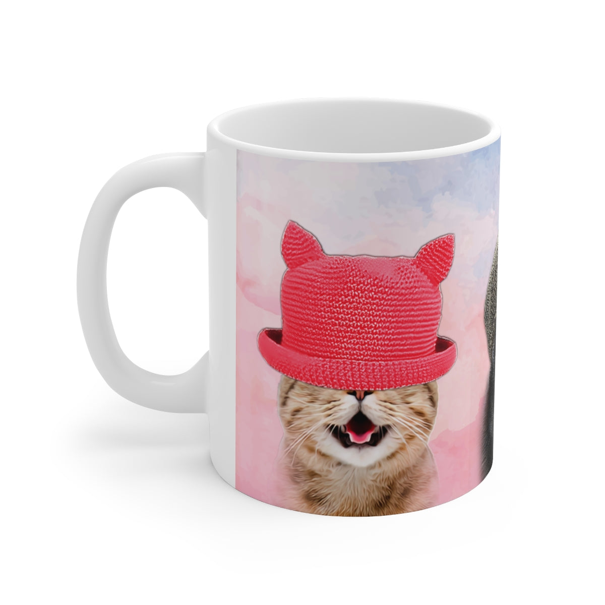 Cats In Hats Mug (White)